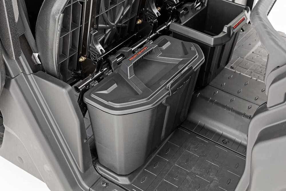 Photo of Rough Country Can-Am Defender HD 5/HD 8/HD 9/HD 10 Passenger Seat Under Seat Storage Box by Rough Country - Premium for UTVs / Side by Sides