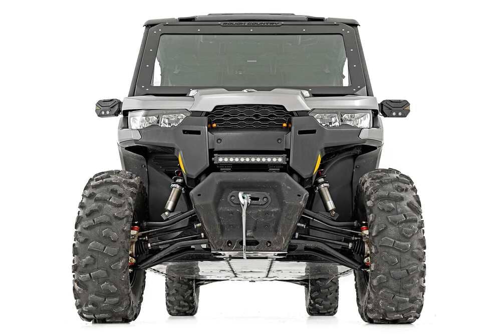 Photo of Rough Country Can-Am Defender HD 5/HD 8/HD 9 Ride Height Adjust M1 Front Coil Over Shocks by Rough Country - Premium for UTVs / Side by Sides