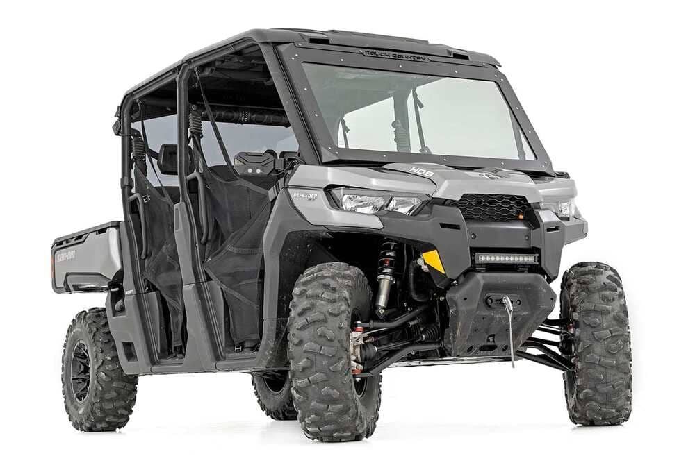 Photo of Rough Country Can-Am Defender HD 5/HD 8/HD 9 Ride Height Adjust M1 Front Coil Over Shocks by Rough Country - Premium for UTVs / Side by Sides