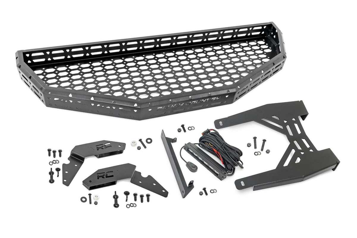 Photo of Rough Country Can-Am Defender HD 8 Front Cargo Rack by Rough Country - Premium for UTVs / Side by Sides