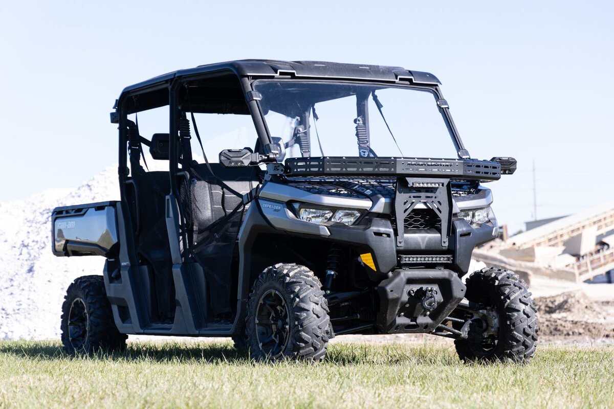 Photo of Rough Country Can-Am Defender HD 8 Front Cargo Rack by Rough Country - Premium for UTVs / Side by Sides