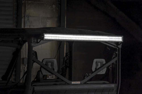 Photo of Rough Country Can-Am Defender HD8 Black Dual Row 50" Cab Mount LED Light Kit by Rough Country - Premium for UTVs / Side by Sides