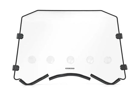 Photo of Rough Country Can-Am Maverick Scratch Resistant Vented Full Windshield by Rough Country - Premium for UTVs / Side by Sides