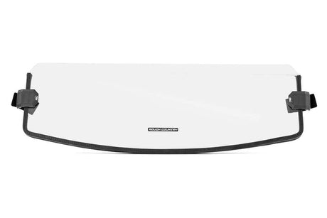 Photo of Rough Country Can-Am Maverick Sport Scratch Resistant Half Windshield by Rough Country - Premium for UTVs / Side by Sides