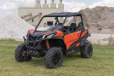 Photo of Rough Country Can-Am Maverick Sport Scratch Resistant Half Windshield by Rough Country - Premium for UTVs / Side by Sides