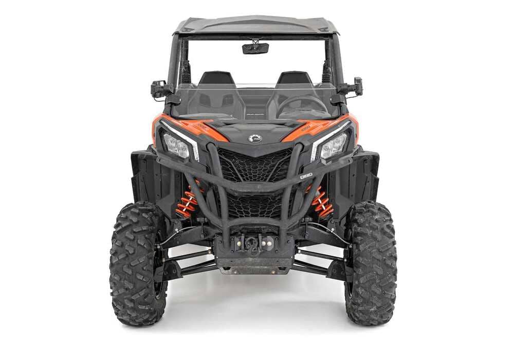 Photo of Rough Country Can-Am Maverick Sport Scratch Resistant Half Windshield by Rough Country - Premium for UTVs / Side by Sides