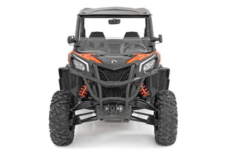 Photo of Rough Country Can-Am Maverick Sport Scratch Resistant Half Windshield by Rough Country - Premium for UTVs / Side by Sides