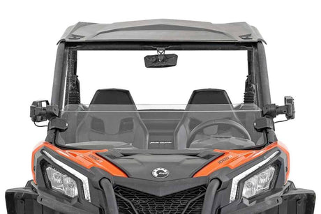 Photo of Rough Country Can-Am Maverick Sport Scratch Resistant Half Windshield by Rough Country - Premium for UTVs / Side by Sides