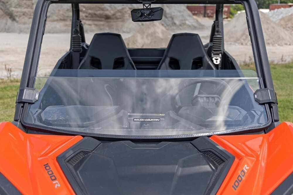 Photo of Rough Country Can-Am Maverick Sport Scratch Resistant Half Windshield by Rough Country - Premium for UTVs / Side by Sides