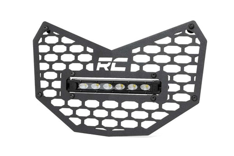 Photo of Rough Country Can-Am Maverick X3 Black Slimline 6" Grille Mount LED Light Kit by Rough Country - Premium for UTVs / Side by Sides