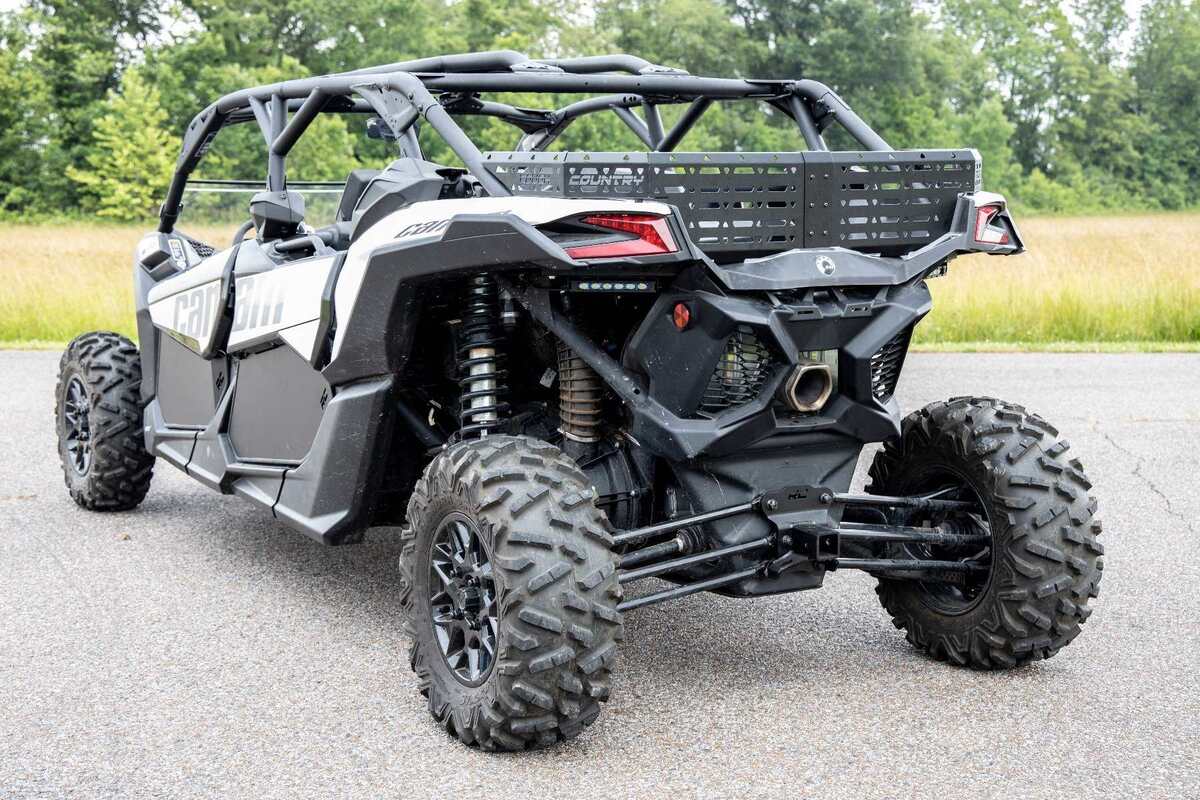 Photo of Rough Country Can-Am Maverick X3 Black Slimline Pair 6" Tail Mount LED Light Kit by Rough Country - Premium for UTVs / Side by Sides