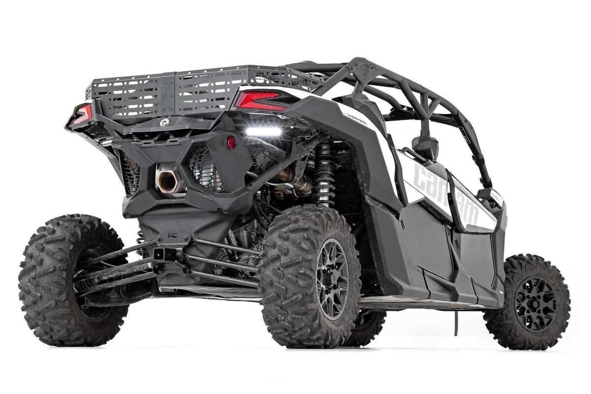 Photo of Rough Country Can-Am Maverick X3 Black Slimline Pair 6" Tail Mount LED Light Kit by Rough Country - Premium for UTVs / Side by Sides