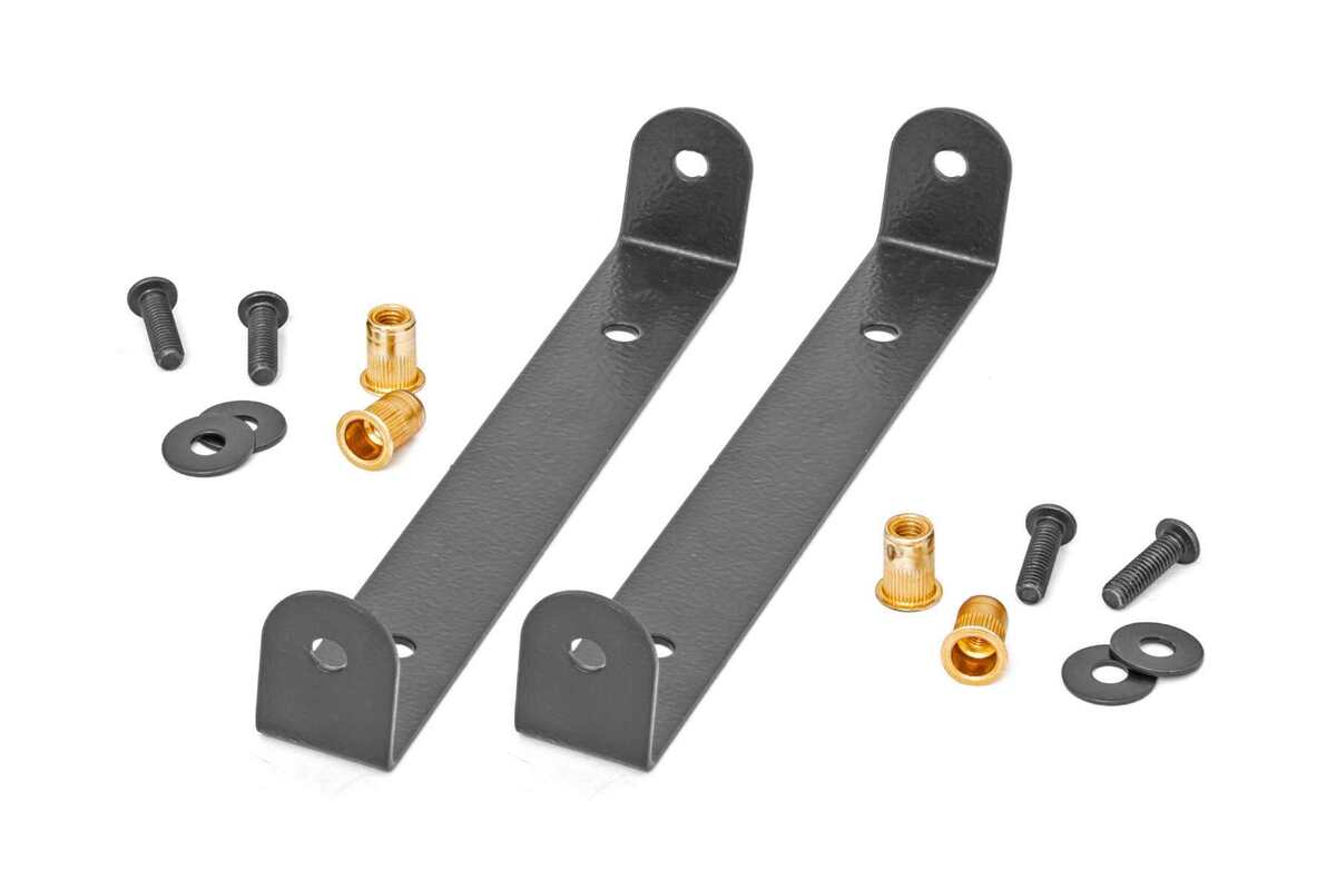 Photo of Rough Country Can-Am Maverick X3 Black Slimline Pair 6" Tail Mount LED Light Kit by Rough Country - Premium for UTVs / Side by Sides