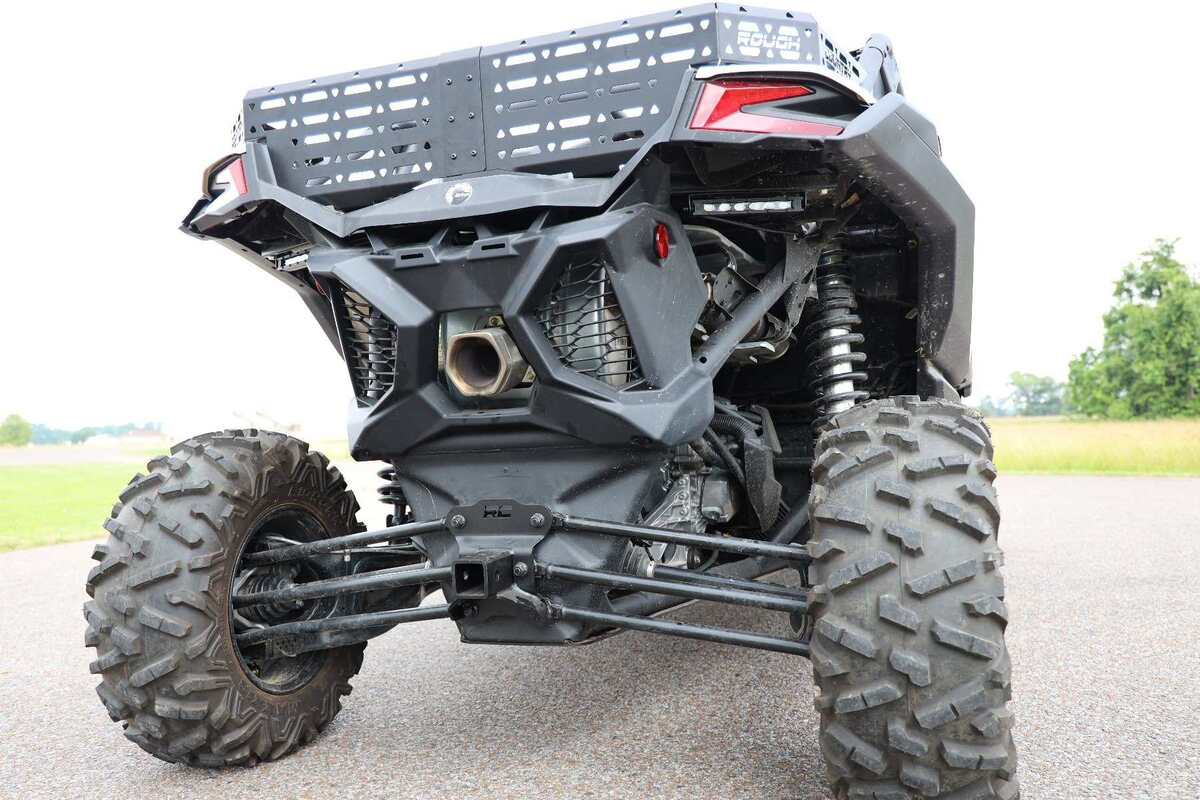 Photo of Rough Country Can-Am Maverick X3 Black Slimline Pair 6" Tail Mount LED Light Kit by Rough Country - Premium for UTVs / Side by Sides