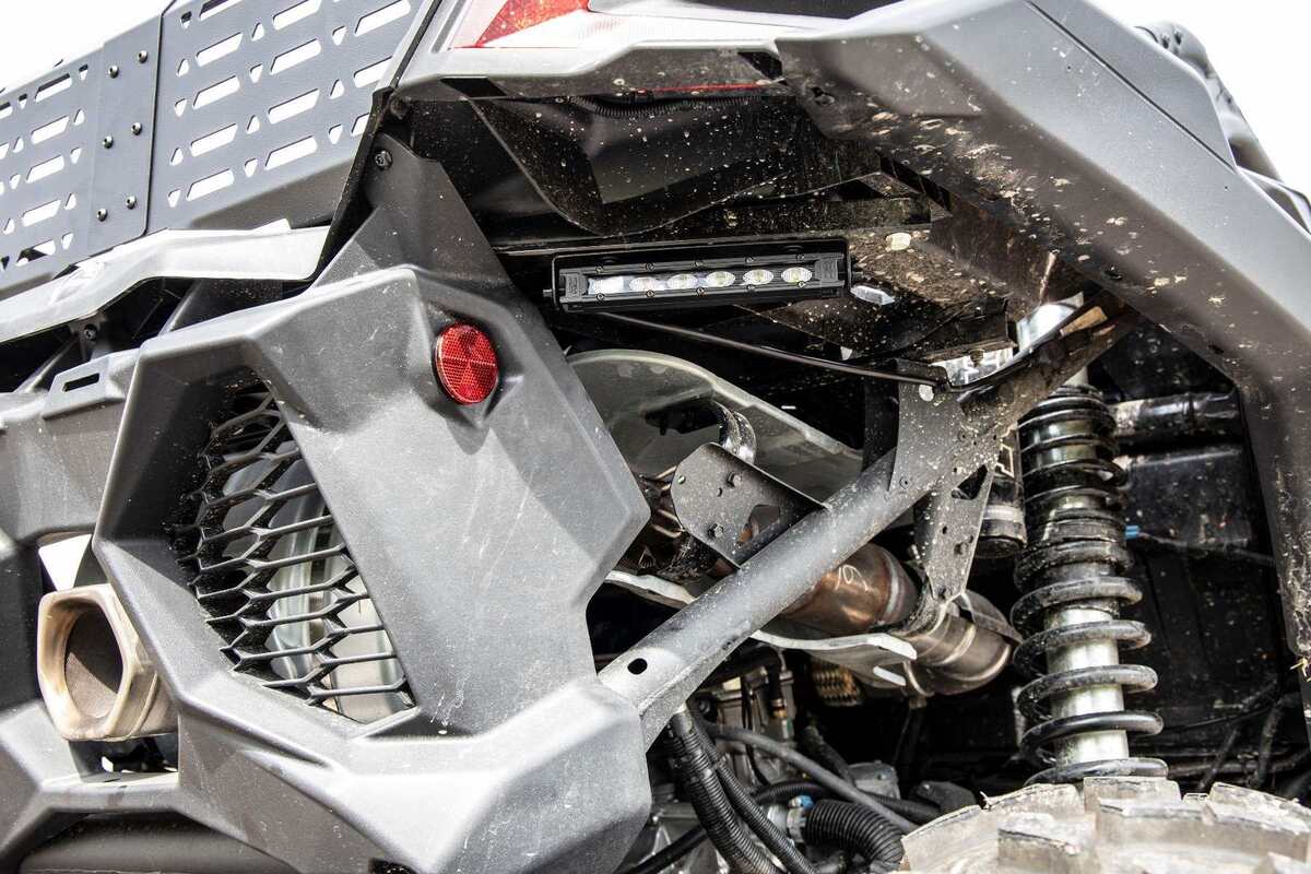 Photo of Rough Country Can-Am Maverick X3 Black Slimline Pair 6" Tail Mount LED Light Kit by Rough Country - Premium for UTVs / Side by Sides