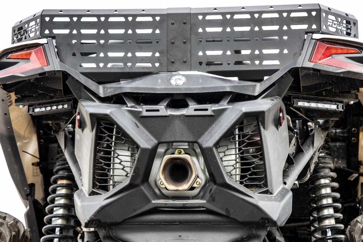 Photo of Rough Country Can-Am Maverick X3 Black Slimline Pair 6" Tail Mount LED Light Kit by Rough Country - Premium for UTVs / Side by Sides