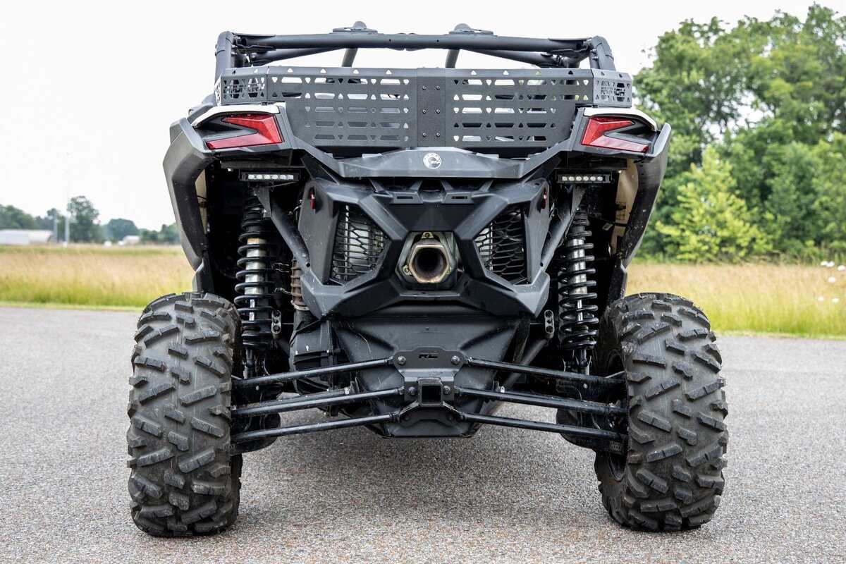 Photo of Rough Country Can-Am Maverick X3 Black Slimline Pair 6" Tail Mount LED Light Kit by Rough Country - Premium for UTVs / Side by Sides