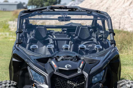 Photo of Rough Country Can-Am Maverick X3 Scratch Resistant Vented Full Windshield by Rough Country - Premium for UTVs / Side by Sides