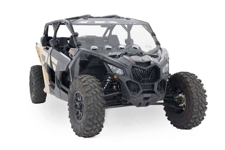 Photo of Rough Country Can-Am Maverick X3 Scratch Resistant Vented Full Windshield by Rough Country - Premium for UTVs / Side by Sides