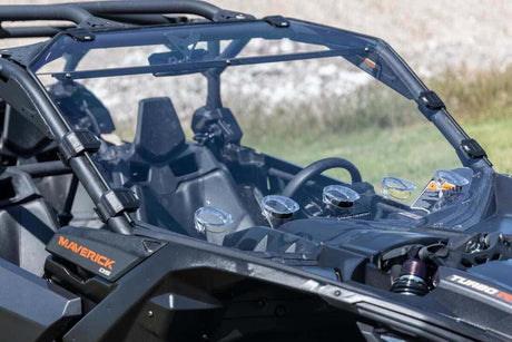 Photo of Rough Country Can-Am Maverick X3 Scratch Resistant Vented Full Windshield by Rough Country - Premium for UTVs / Side by Sides