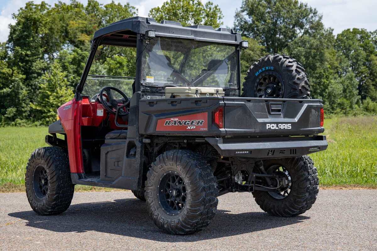 Photo of Rough Country Can-Am/Polaris Bed Side Mount Spare Tire Carrier by Rough Country - Premium for UTVs / Side by Sides