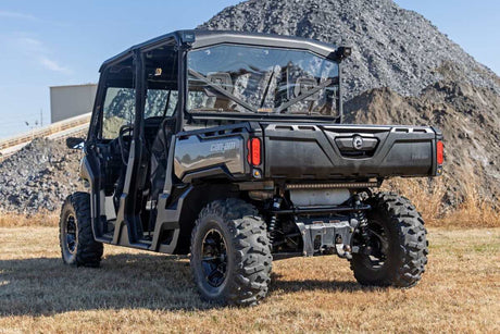 Photo of Rough Country Defender HD 8/ HD 9/ HD 10 Scratch Resistant Rear Cab Panel by Rough Country - Premium for UTVs / Side by Sides