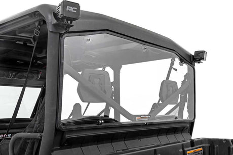 Photo of Rough Country Defender HD 8/ HD 9/ HD 10 Scratch Resistant Rear Cab Panel by Rough Country - Premium for UTVs / Side by Sides