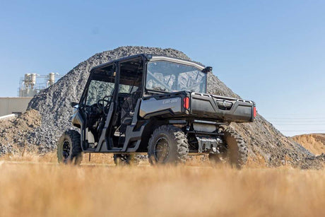 Photo of Rough Country Defender HD 8/ HD 9/ HD 10 Scratch Resistant Rear Cab Panel by Rough Country - Premium for UTVs / Side by Sides