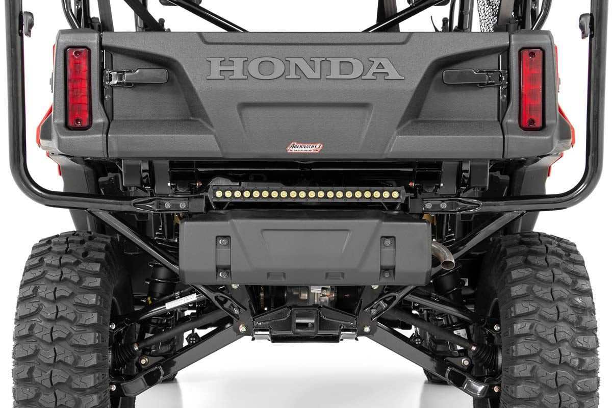 Photo of Rough Country Honda Pioneer 1000 Black Single Row 20" Under Bed Mount LED Light by Rough Country - Premium for UTVs / Side by Sides
