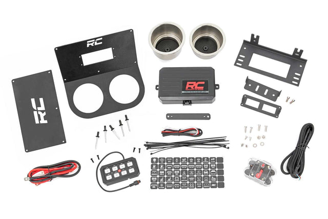 Photo of Rough Country Honda Pioneer 1000 Center Cup Holder by Rough Country - Premium for UTVs / Side by Sides
