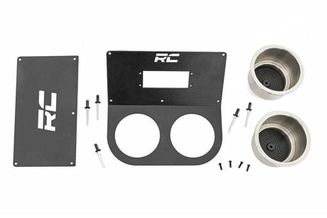 Photo of Rough Country Honda Pioneer 1000 Center Cup Holder by Rough Country - Premium for UTVs / Side by Sides