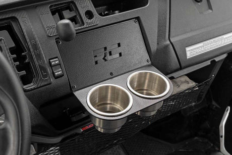 Photo of Rough Country Honda Pioneer 1000 Center Cup Holder by Rough Country - Premium for UTVs / Side by Sides