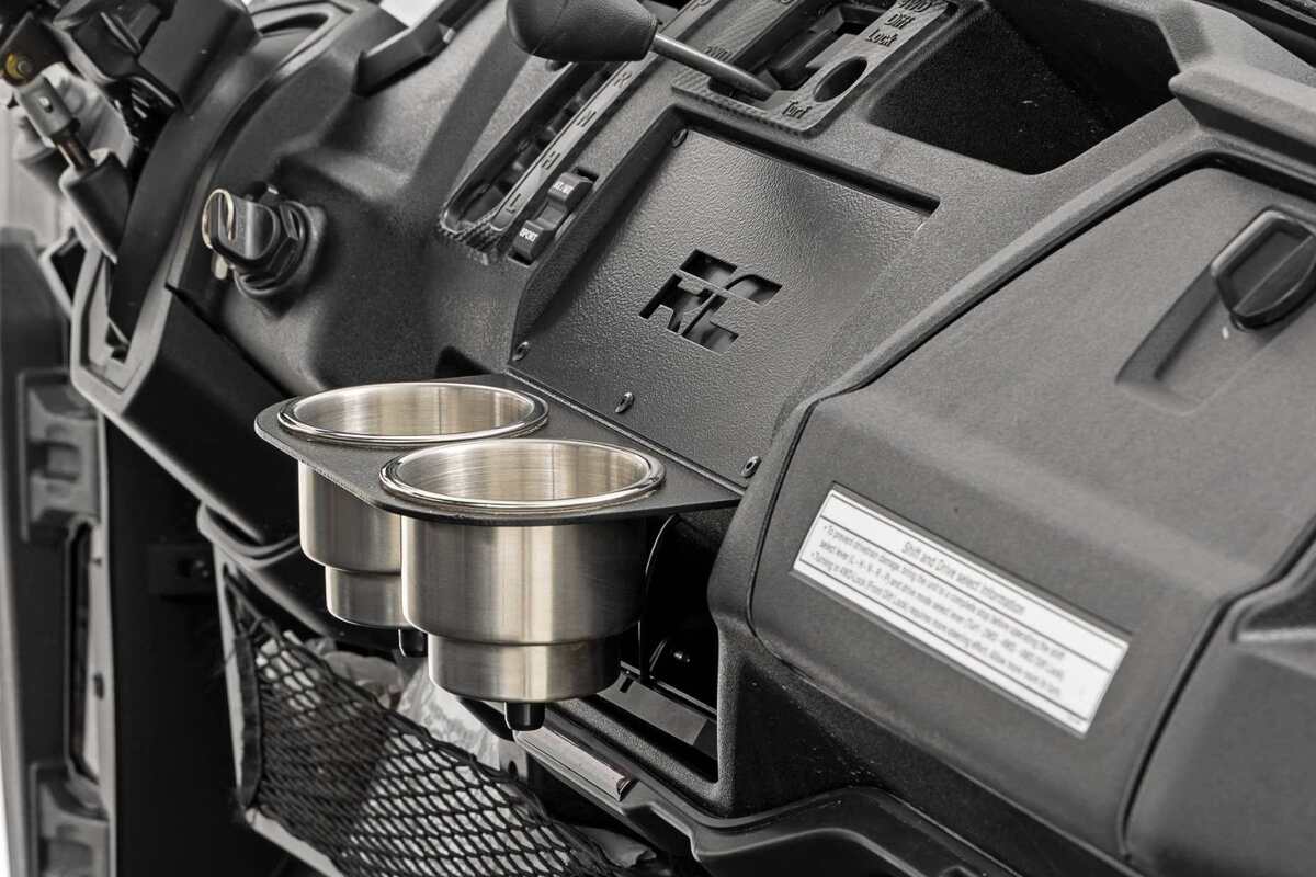Photo of Rough Country Honda Pioneer 1000 Center Cup Holder by Rough Country - Premium for UTVs / Side by Sides
