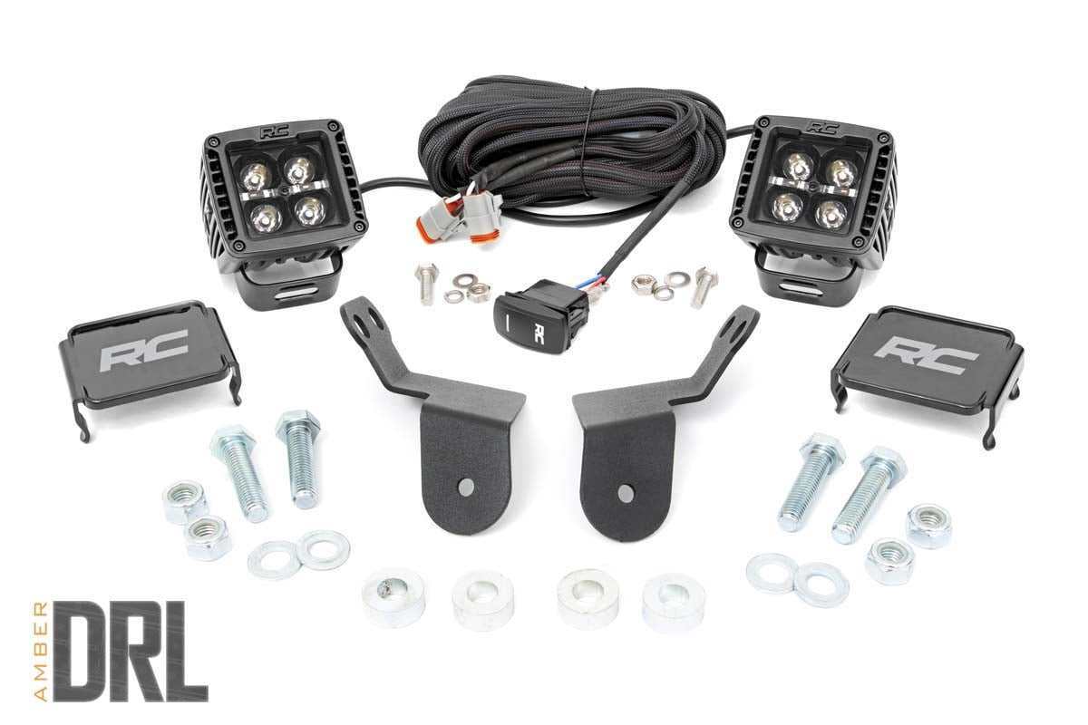 Photo of Rough Country Honda Pioneer 1000 Dual LED Cube Kit by Rough Country - Premium for UTVs / Side by Sides