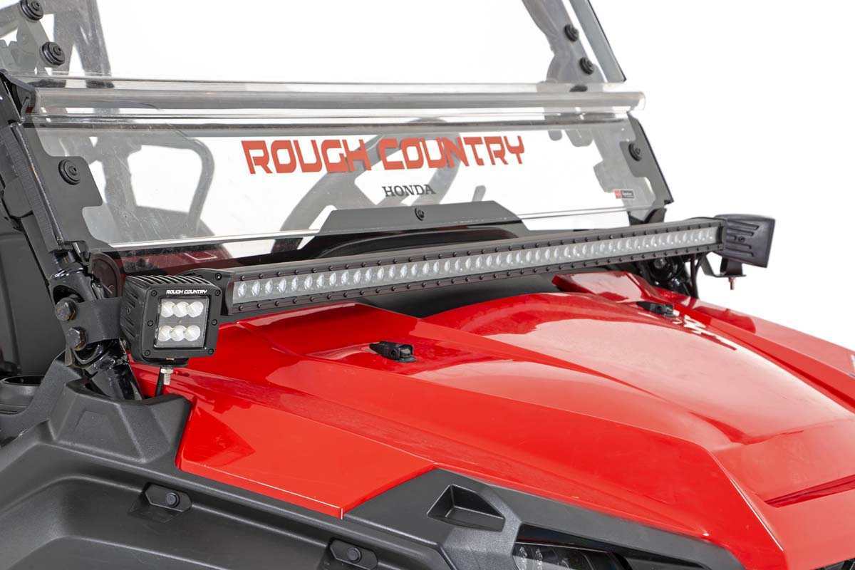 Photo of Rough Country Honda Pioneer 1000 Dual LED Cube Kit by Rough Country - Premium for UTVs / Side by Sides