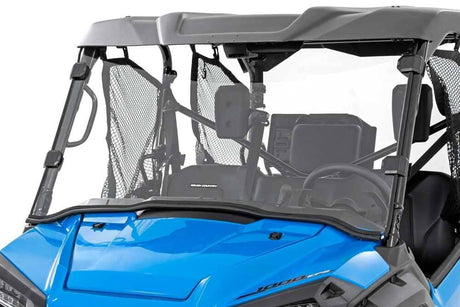 Photo of Rough Country Honda Pioneer 1000/Pioneer 1000-5 Scratch Resistant Full Windshield by Rough Country - Premium for UTVs / Side by Sides