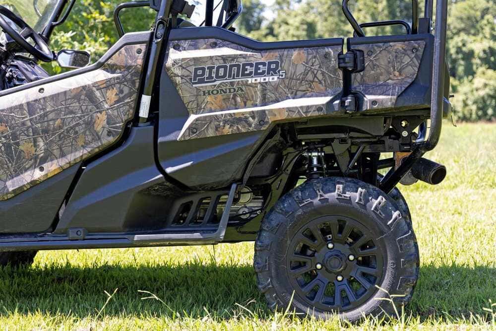 Photo of Rough Country Honda Pioneer 1000 Ride Height Adjust M1 Rear Coil Over Shocks by Rough Country - Premium for UTVs / Side by Sides