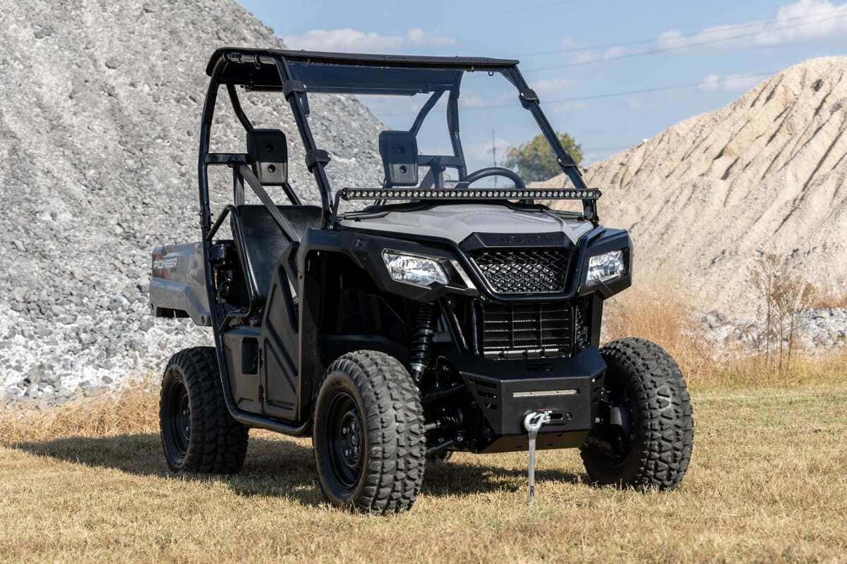 Photo of Rough Country Honda Pioneer 520 Winch Mount by Rough Country - Premium for UTVs / Side by Sides