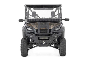 Photo of Rough Country Honda Pioneer Front Cargo Rack with Black Series 6" Slimline LED Light Bar by Rough Country - Premium for UTVs / Side by Sides
