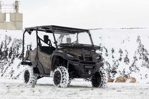 Photo of Rough Country Honda Pioneer Front Cargo Rack with Black Series 6" Slimline LED Light Bar by Rough Country - Premium for UTVs / Side by Sides