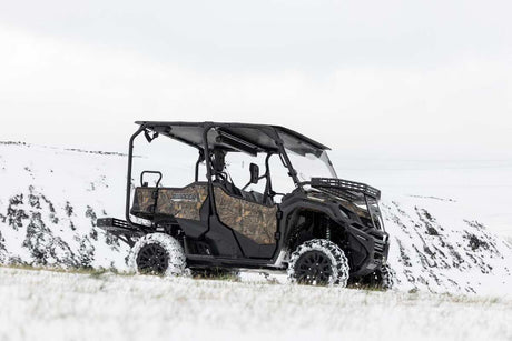 Photo of Rough Country Honda Pioneer Front Cargo Rack with Black Series 6" Slimline LED Light Bar by Rough Country - Premium for UTVs / Side by Sides