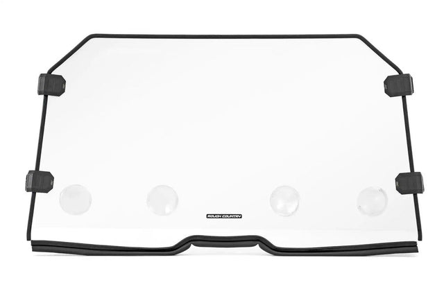Photo of Rough Country Honda Talon 1000 Scratch Resistant Vented Full Windshield by Rough Country - Premium for UTVs / Side by Sides
