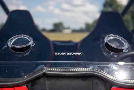 Photo of Rough Country Honda Talon 1000 Scratch Resistant Vented Full Windshield by Rough Country - Premium for UTVs / Side by Sides
