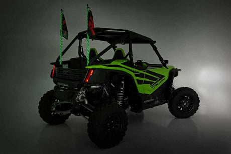 Photo of Rough Country Honda Talon 1000 4' Multl-Color LED Bed Whip Mount Pair by Rough Country - Premium for UTVs / Side by Sides