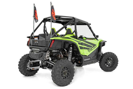 Photo of Rough Country Honda Talon 1000 4' Multl-Color LED Bed Whip Mount Pair by Rough Country - Premium for UTVs / Side by Sides