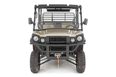 Photo of Rough Country Kawasaki Mule Scratch Resistant Full Windshield by Rough Country - Premium for UTVs / Side by Sides