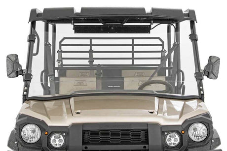 Photo of Rough Country Kawasaki Mule Scratch Resistant Full Windshield by Rough Country - Premium for UTVs / Side by Sides