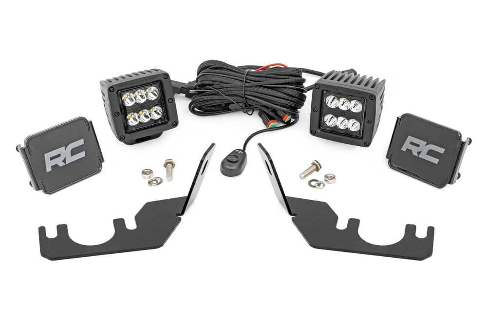 Photo of Rough Country Kawasaki Teryx Rear Cage Mount LED Light Kit by Rough Country - Premium for UTVs / Side by Sides