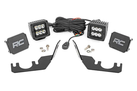 Photo of Rough Country Kawasaki Teryx Rear Cage Mount LED Light Kit by Rough Country - Premium for UTVs / Side by Sides