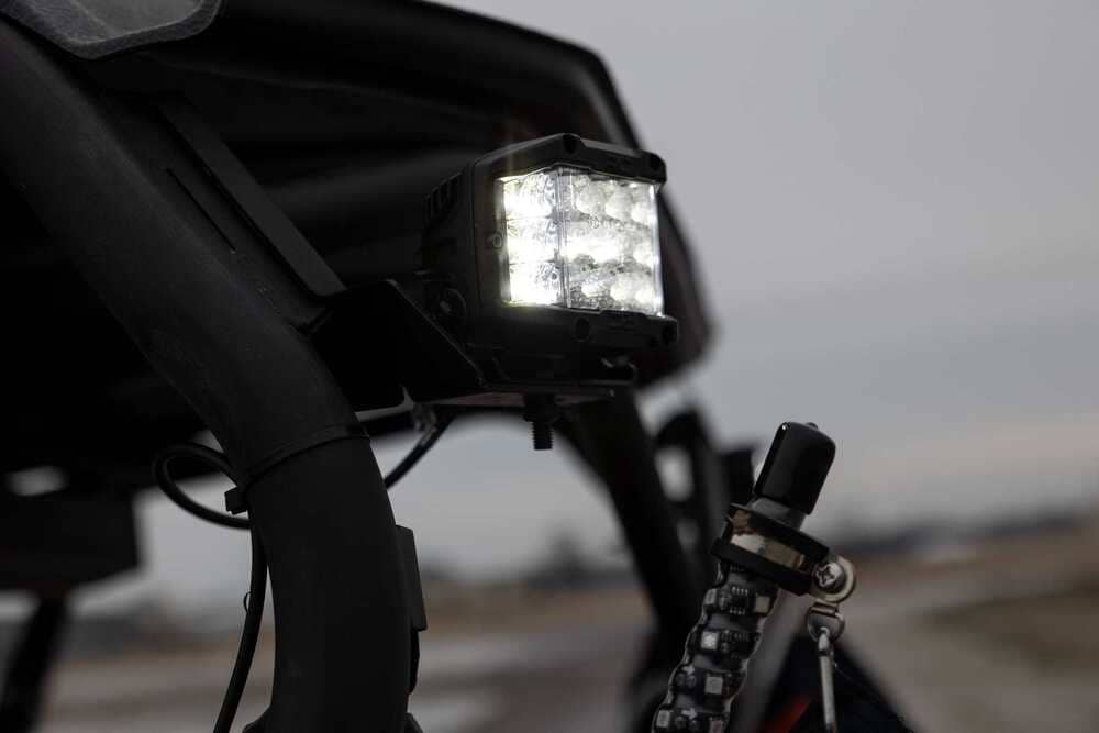 Photo of Rough Country Kawasaki Teryx Rear Cage Mount LED Light Kit by Rough Country - Premium for UTVs / Side by Sides
